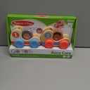 Melissa & Doug GO Tots Wooden Race Cars (2 Cars, 2 Disks) Stacking Toys For Infants, Hand Push Vehicles, Wooden Car Toys For Toddlers Ages 1+ - FSC-Certified