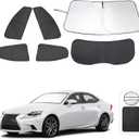 TINGLU Window Shades for Chevrolet Bolt EV Hatchback 2017-2024(NOT for Chevy Bolt EUV) Accessories Car Side Full Windows Windshield Sun Shade Sun UV Rays Privacy Protection for Camping 6PCS