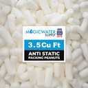MagicWater Packing Peanuts for Shipping - Void Filler Cushion - 3.5 Cu Ft