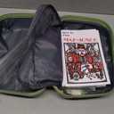 Portable American Mahjong Set, 166 Mahjong Tiles with Carrying Bag, 3 Dice, 40 Chips, Wind Indicator, Instruction Book, Compact Travel Game Set