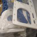 Freestanding Toddler Slide, 5 in 1 Kids Indoor Playset for Toddlers 1-3L Shaped Slide with Basketball HoopBaby Climber for Indoor Outdoor for Boys and Girls Birthday, Sturdy Playground Toy (Beige Blue)