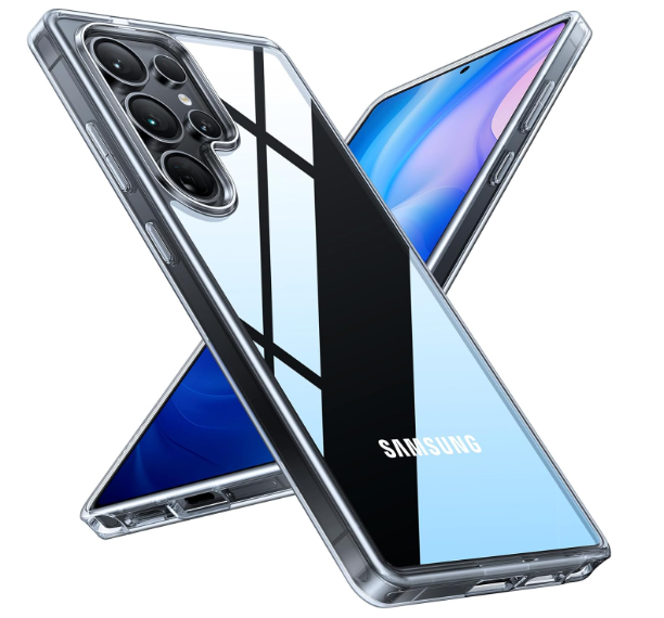 TORRAS Shockproof for Samsung Galaxy S25 Ultra Case, [NonYellowing] [12FT MilitaryGrade Protection] Transparent Slim Case for Samsung S25 Ultra Case, Diamond Clear, Hard, 6.9'' Guardian Series