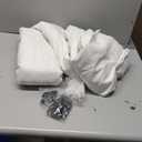 COMON HOME 100 Inch Wide Pinch Pleated Linen Curtains 105 Inches Long for Living Room Sliding Glass Door Memory Shape Trained Pleated Drapes Natural Cream Beige Light Filtering Curtains 100"W x 105"L