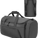 LOEUO 100% Waterproof Travel Garment Duffle Bags Combo Carry On for Women Men, Mens 3 In 1 Convertible Garment Bags for Travel with Shoe Compartment, High Capacity Folding Suit Bag Travel