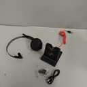 Bluetooth Wireless Headset with Mic for Work, Bluetooth 5.2, Advanced Noise Reduction Microphone, Clear Calls - Comfortable On-Ear Headphones, Applicable to PC, Laptop, Phone, Android, Zoom, Office (Black)