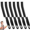 PUFTEM Crevice Cleaning Brush, Hard Bristle Multifunctional Cleaning Brush Tool, Gap Scrub Brush, Cleaning Tools for Narrow Gaps, Grout, Tile Seams, Window Tracks, Car Vents, (6)