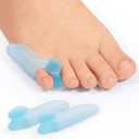 Promifun Bunion Cushion Protector,14 Packs of Bunion Corrector Pads with Separator for Pinky Toe, Gel Shield for Foot Pain Relief, Calluses, Corns