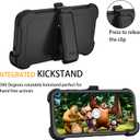 Magnetic Case for Galaxy S24 5G case,Samsung S24 Heavy Duty case,[Military Grade Protective ],[Shockproof] [Dropproof] [Dust-Proof], (with Belt Clip, Black-MAG)