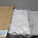 Scalloped Felt Bulletin Board 36 x 24 Inches Foldable Light Gray Pin Cork Board Alternative for Wall, 3' x 2' Trifold Picture Vision Self Adhesive Bulletin Decorative