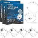 Anti Snoring Devices, Snore Stopper with Adjustable Magnet, Silicone Nose Clip Stop Snoring, Effective to Relieve Snoring, Snoring Solution for Comfortable and Quieter Sleep, Clear, M 