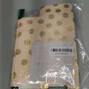 BLUE PANDA Goodie Bags Rose Gold Polka Dot Pink Paper - 24 Pack, Pink & Gold, 5.5 x 8.6 x 3 In - Paper Gift Bags with Flap Closure & Polka Dot Design for Birthday & Baby Shower Favors