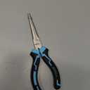 SHALL 6" Mini Needle Nose Pliers, Long Nose Pliers w/Comfort Grip Handles & Non-Serrated Drop Forged Steel Jaws, Small Needle Nose Pliers for Jewelry Making, Wire Wrapping, Crafts, Electronic Repair