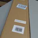 LazBlinds No Drill Bamboo Roman Shades, 28" W x 64" H, Star-Beige
