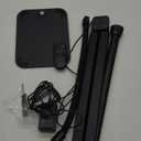 Desk Lamp Architect Task Dual Head Modern Flexible Gooseneck Tall Dimmable Light for Home Office, 5 Color Modes,Remote Control, 1500lm 24W Extra Bright Lighting (Black)