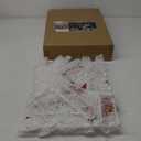 HOURLEEY Christmas Decoration Outdoor 60 Light Up Deer Family, 3-Piece Set 2D Waterproof Plug in Reindeer for Yard Patio Lawn Garden Party Decor 49 x 33 Inch-Large(Warm White)