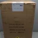 Amazon Basics 46,000 BTU Outdoor Propane Patio Heater with Wheels, Commercial & Residential, Slate Gray, with Water Tank, 32.1 x 32.1 x 91.3 inches (LxWxH)