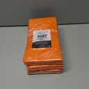 3 x Creative Converting 16-Count Touch of Color 3-Ply Paper Guest Napkins, Sunkissed Orange - 95191