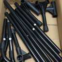 Elevated Dog Beds Medium Sized Dogs, Raised Dog Bed Outdoor, Cooling Pet Cot Bed Frame with Breathable Mesh & Non Slip Feet, Lifted Pet Hammock Bed (M, Brown)