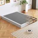 Arhomefurni Box Spring, Metal Frame Mattress Foundation with Fabric Cover, Easy Assembly, Noise-Free (7 Inch, King)