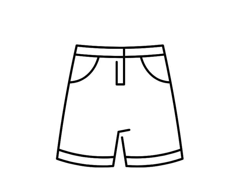 Mens Black Shorts Large