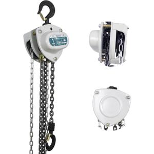 TOYO Chain Hoist 2200Lb,10ft Manual Chain Block Hoist 1ton Chain Fall 3M Come Along Hand Chain Hoist 2 Heavy Duty Hooks Industrial Grade Steel for Warehouse Automotive Construction Building