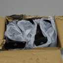 5 Inch Heavy Duty Casters, 2600lbs Capacity (Set of 4) - Industrial Swivel Caster Wheels with Brakes for Workbenches, Carts & Furniture - Floor Protecting & Quiet Roll