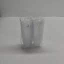 50Pcs Square Mini Plastic Dessert Cups,3.5Oz Clear Plastic Parfait Appetizer Cup for Desserts,Appetizers,Ice Cream