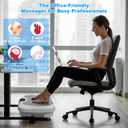 Vibration Plate Exercise Machine for Lymphatic Drainage, Whole Body Fitness Workout Equipment Stand Shake Board Sport Gym for Weight Loss Fat Burner for Women Men
