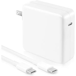 ixcv Mac Book Pro Charger  118W USB C Charger Fast Charger Compatible with MacBook Pro/Air, M1 M2 M3 M4 M5, iPad Pro, Samsung Galaxy, and More USBC Devices(6.6 ft Cable Included)