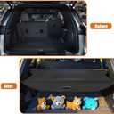 Cargo Cover Compatible with 2025 2024 GMC Acadia & 2025 2024 Chevy Traverse & 2025 Buick Enclave,Retractable Rear Trunk Cover Privacy Security Shield Shade Luggage Cover