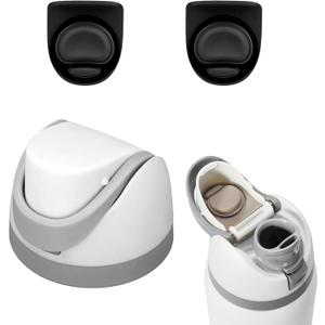 3 Pcs Replacement Stopper Lid Compatible with Owala,Silicone Water Bottle Top Accessories,Lid Replacement Parts Include 1 lid & 2 Stopper,Fit for owala Water Bottle 19/24 oz Accessories
