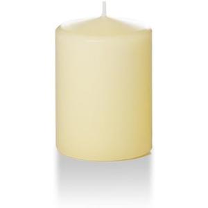 yummi  Ivory Round Pillar Candles 