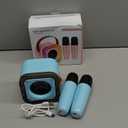 Mini Karaoke Machine for Kids, Girl Toys Gifts, Kids Karaoke Wireless Microphone for 4,5,6,7,8,9,10,11,12 Years Old Boys and Girls Christmas Party Gifts Toys (Blue)