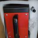 5 Ton Portable Hydraulic Heat Press Machine 2.3 x 4.7 Inch Dual Heating Plate, red/black