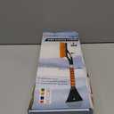 EcoNour 27" Car Snow Brush and Ice Scrapers for Car Windshield (2 Pack) | Scratch Free Bristle Head Snow Brush & Tough Window Snow Scraper with Aluminium Body | Snow Removal Winter Car Accessories (Blue & Orange)