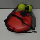 Teloon Solo Tennis Trainer Rebound Ball with String for Self Tennis Practice Training Tool for Adults or Kids Beginners with 2 String Balls Elastic and a Portable Mesh Bag