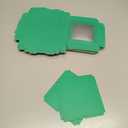 uxcell 20Pcs Kraft Soap Boxes for Homemade Soap, 3.3" x 2.6" x 1.2" Mini Kraft Treat Boxes with Clear Window Candy Cookie Gift Boxes for Party Favor Treats Packaging (Green)