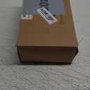 Dusty Blue and Champagne Gold Christmas Ribbon Wired 2.5" Blue Gold Christmas Tree Ribbon for Decorations, Blue and Gold Wired Satin Ribbon for Gift Wrapping, Crafts (6 Rolls 36 Yards)