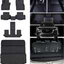 Floor Mats & Cargo Liners for 2024 2025 Mazda CX-90 PHEV 6&7 Seats-2 Row Bucket seat Not Suitable for 8 Seats TPE All Weather Protection 3 Rows Car Floor Liners & Trunk mat for CX90