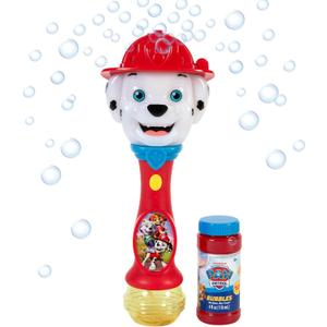 Little Kids Paw Patrol Marshall Light and Sound Musical Bubble Wand, Includes Bubble Solution