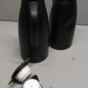 2 PCS 68 OZ Thermal Coffee Carafe, Insulated Stainless Steel Coffee Carafe Double Walled Vacuum Thermal Pot Flask with Brushes Thermos for Keeping Hot Coffee Tea Home and Office (Black)