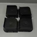 Bed Risers 2 inch Heavy Duty 4 Pack, L Shape Furniture Risers 2 inch Support 5000LBs, Oversized Lifts Risers for Dorm Beds Frame, Sofa, Desk, Couch, Chairs Legs (Black 4-Pack,2 inch)