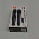 JBL PartyBox Wireless Mic - 2X Digital Wireless Microphones, Rechargeable Battery (20hrs - 700mAh), Clear Voice, Crisp Sound, Stable 2.4GHz Connection, Compatible with All PartyBox Speakers (Black)