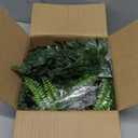 Palonu Artificial Hanging Plants for Shelf, 4 Pack Fake Potted Greenery Plant Faux Mandala Vine, String of Pearls, Ivy Vine,Persian Grass Fern in Pot for Desk Home Bathroom Farmhouse Room Table Decor