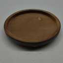 Decorative Oval Wooden Tray for Coffee Table Decor, Kitchen Dining, Entryway - Small Beaded Holiday Tray, Distressed Brown