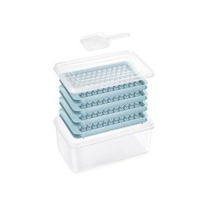 ESpaceLiving 4 Pack Ice Trays for Freezer,Round Ice Cube Trays for Freezer, Circle Ice Cube Tray for Chilling Drinks
