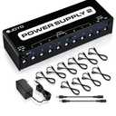 JOYO Guitar Pedal Power Supply 10 Isolated Output DC 9V 12V 18V Options for Distortion, Reverb, Chorus Effect Pedalboard Chains (JP-02)