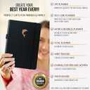 Journal for Men- Undated Daily, Weekly & Monthly Planner with Budget Section | A 12 Month Journey to Increase Productivity & Happiness | Life Organizer & Gratitude Journal - Horizontal Format (DOLPHIN)