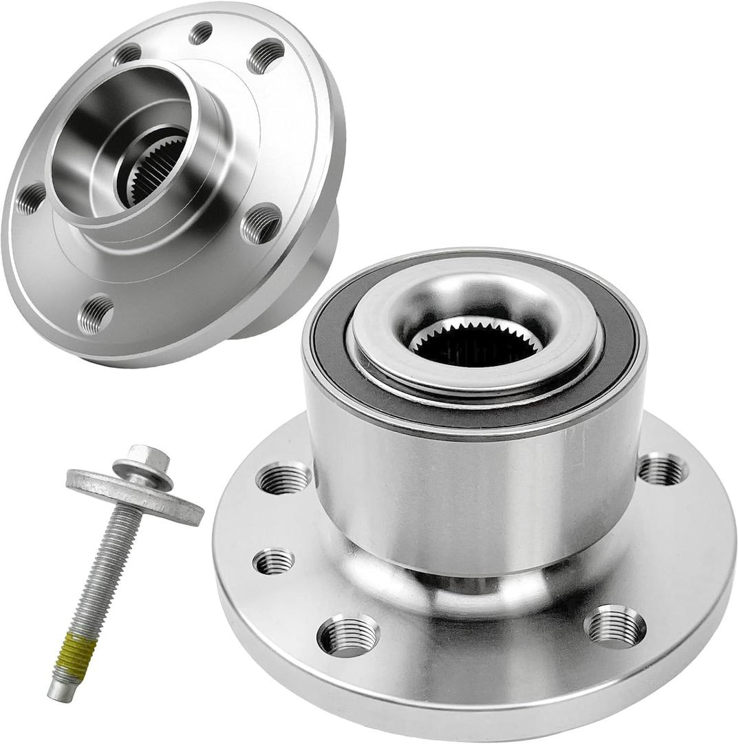 2Pcs 513328 Front Wheel Bearing Hub Assembly Fit for Volvo S60 2011-2018, S80 2007-2016, V60 2015-2018, V70 2008-2010, XC60 2010-2017, XC70 2008-2016, 5 Lugs w/ABS