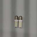 12V BA15D LED Bulb -1176 Bulb -Marine Navigation Anchor Stern Lights RV Camper Trailer Motorhome Light Replacement ALR12 -1004 1130 1076 Double Contact Bayonet Base AC12V/DC12-24V(2 PACK, Cool White)